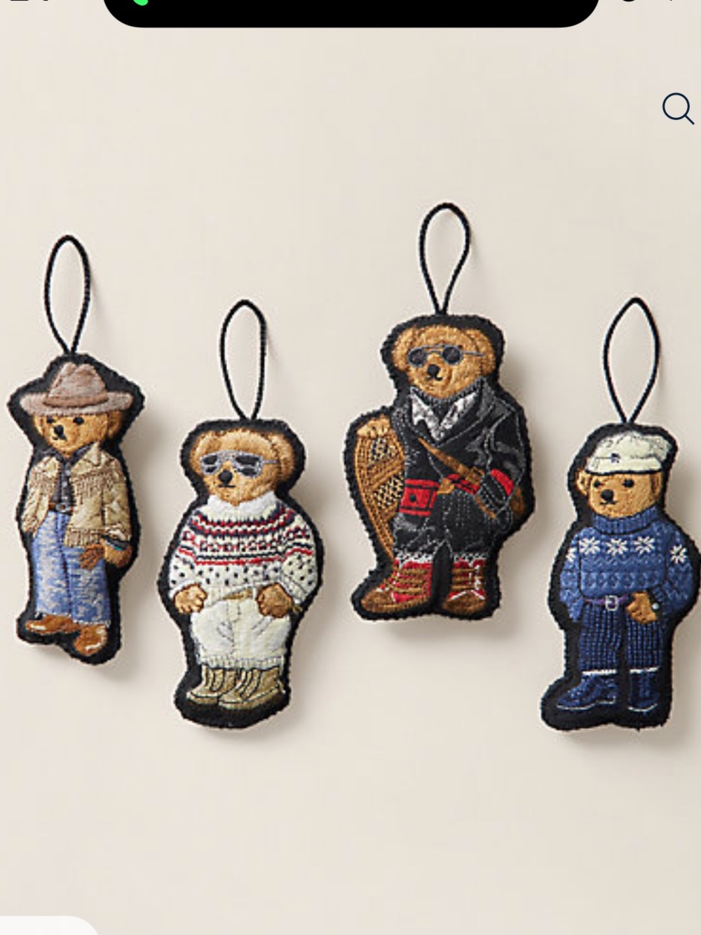 Polo Ralph Lauren Christmas ornaments